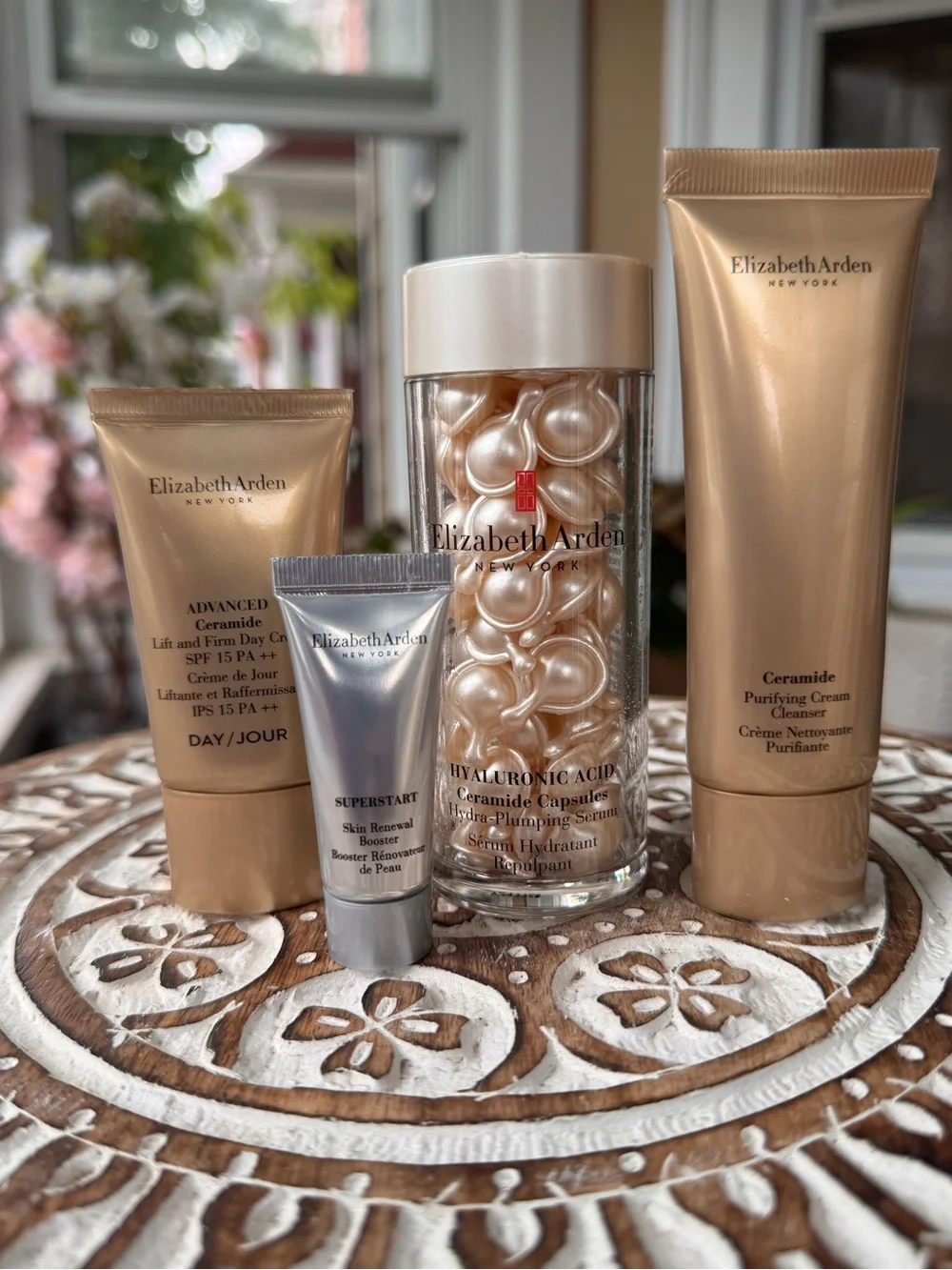 Elizabeth Arden Hyaluronic Acid Ceramide Capsules 4-Piece Skincare Set New